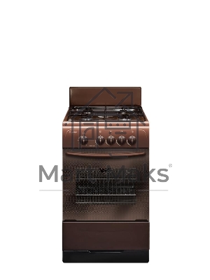 Плита газовая Gefest ПГ 3200-08 К19 коричневый, конфорок 4 шт, духовка 42 л, 50 см x 85 см x 53 см