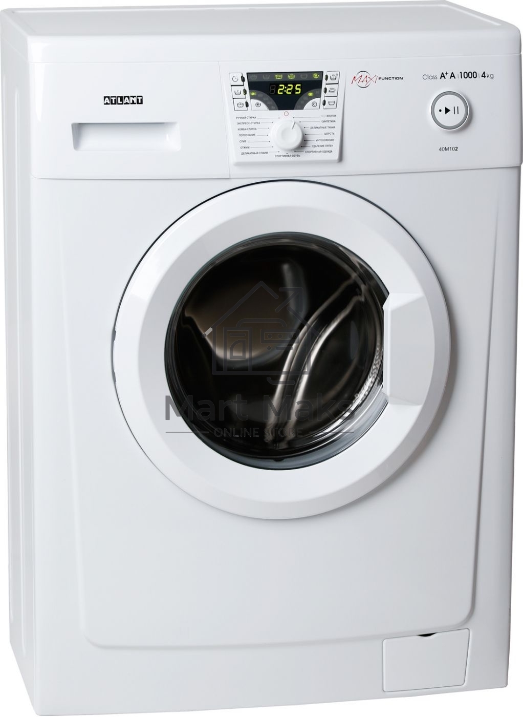 Стиральная машина Atlant СМА 40М102-00 белый, загрузка фронтальная 4 кг, 1000 об/мин., класс: А+