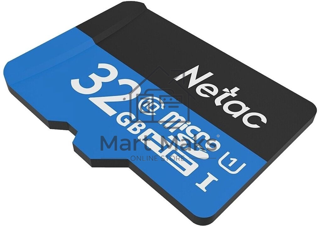 Флеш карта microSDHC 32GB Netac P500 <NT02P500STN-032G-S> (без SD адаптера) 80MB/s