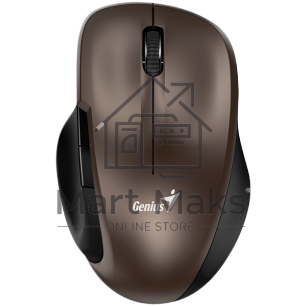 Мышь беспроводная Genius Ergo 8200S коричневый, 1200 dpi, радиоканал, USB, кнопки - 5