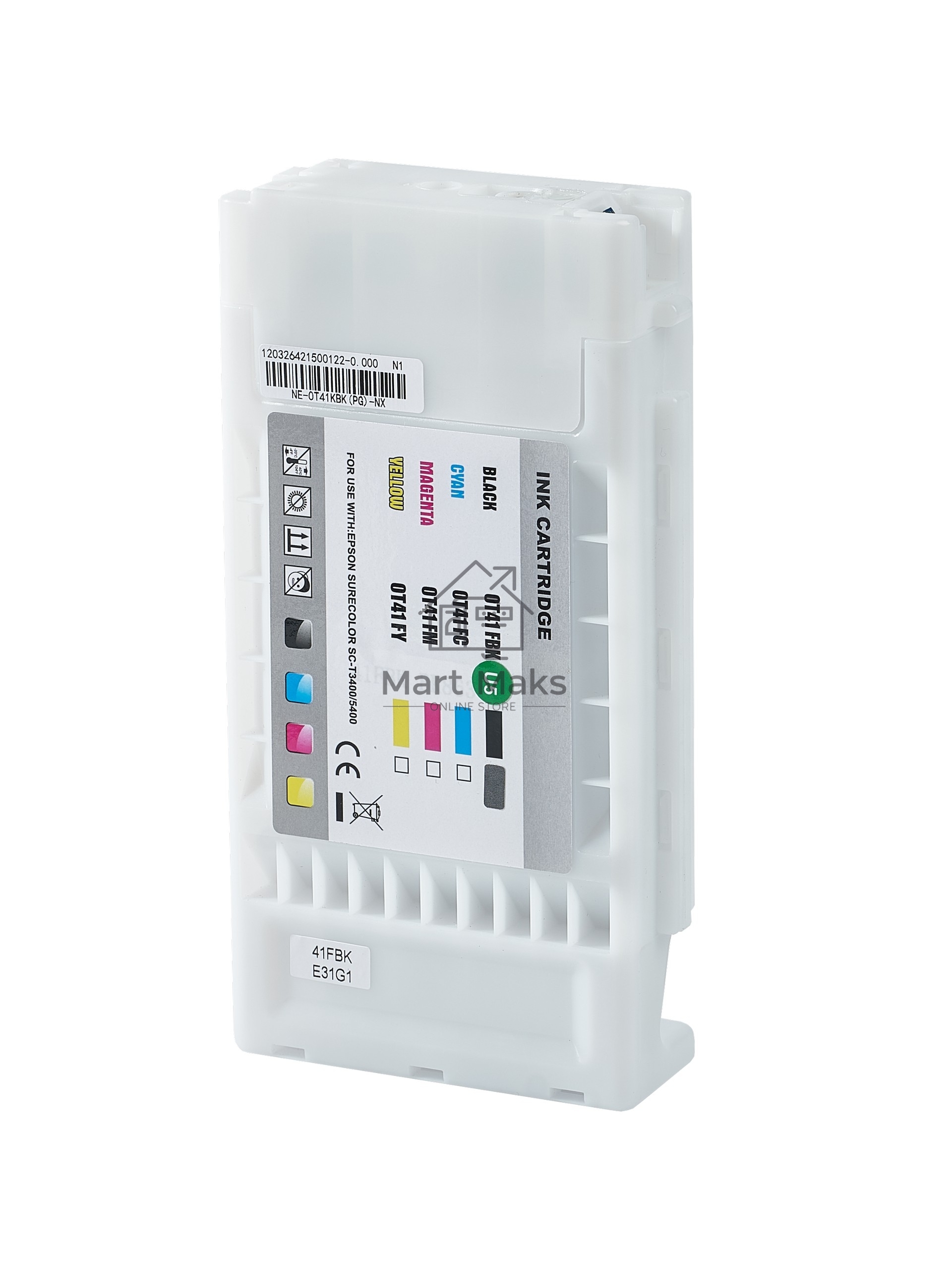 Картридж струйный Sakura C13T41F540 (T41F5 BK) для Epson, черный, 350 мл.