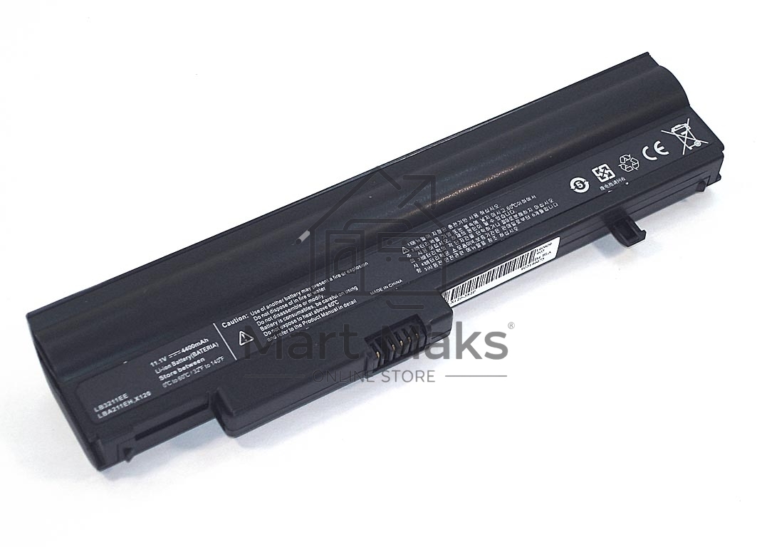 Аккумуляторная батарея для ноутбука LG X120 11.1V 4400mAh OEM черный