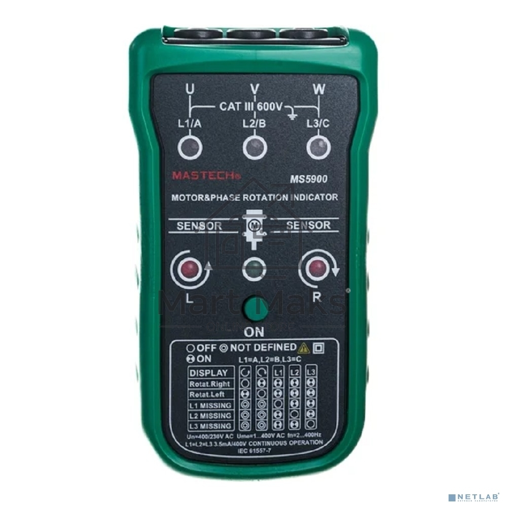 Детектор последовательности фаз MS5900 MASTECH