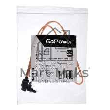 Кабель а/в GoPower Длина 0.5 м Разъемы SATA (m)-SATA (m) черный/оранжевый