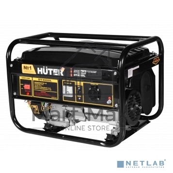 Электрогенератор бензиновый Huter DY4000L, 3.3 кВт, 68 дБ, 40.3 кг