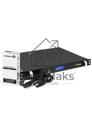 Источник бесперебойного питания ExeGate 1U ServerRM UNL-1200.LCD.AVR.8C13.RJ.USB.1U 1200VA/720W, LCD, AVR, 8*C13, RJ, USB, 1U, установка в стойку, черный