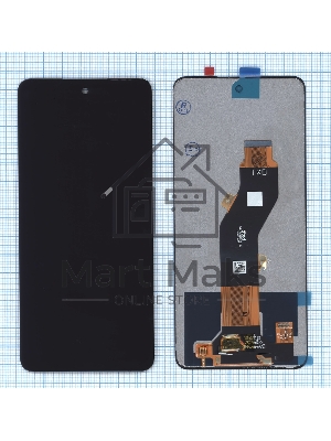 Дисплей (модуль) для Infinix Hot 40i (X6528B) в сборе с тачскрином черный