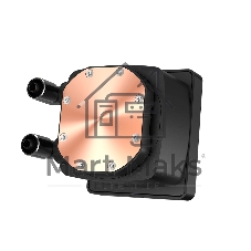 Система жидкостного охлаждения PCCooler DT360 ARGb Display BK (300W, 360мм, LED temp., черный, ARGb/Fans: 3x120мм, 83.83CFM, 3000RPM/Pump height 62мм, 15dBA, 2600RPM, Rad thickness 27мм/S: 1851, 1700, 1200, 115X, AM5, AM4)