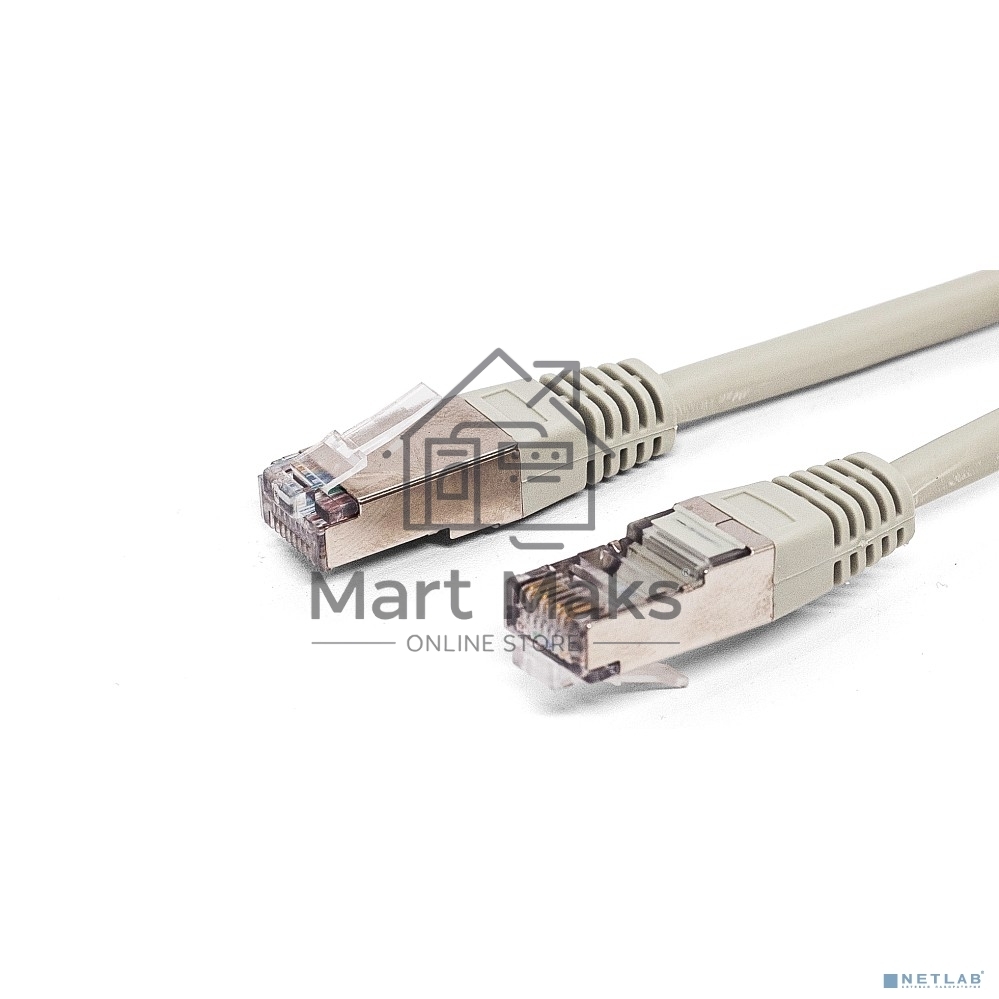 Кабель патч-корд, Filum FL-F5-0.5M F/UTP 5e cat. 0.5м, 26AWG(7x0.16 мм), омедненный алюминий (CCA), PVC, серый