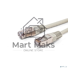 Кабель патч-корд, Filum FL-F5-0.5M F/UTP 5e cat. 0.5м, 26AWG(7x0.16 мм), омедненный алюминий (CCA), PVC, серый