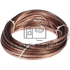 Акустический кабель Cablexpert CC-TC2x1,0-10M, прозрачный, 10 м, бухта