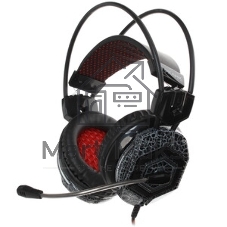 Гарнитура Oklick HS-L500G зелёный/чёрный, проводная, USB/3.5 мм