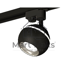 Светильник Ambrella light XT1102042 SBK/PSL черный песок/серебро полированное MR16 GU5.3 LED 3W 4200K (A2521, C1102, N7023)