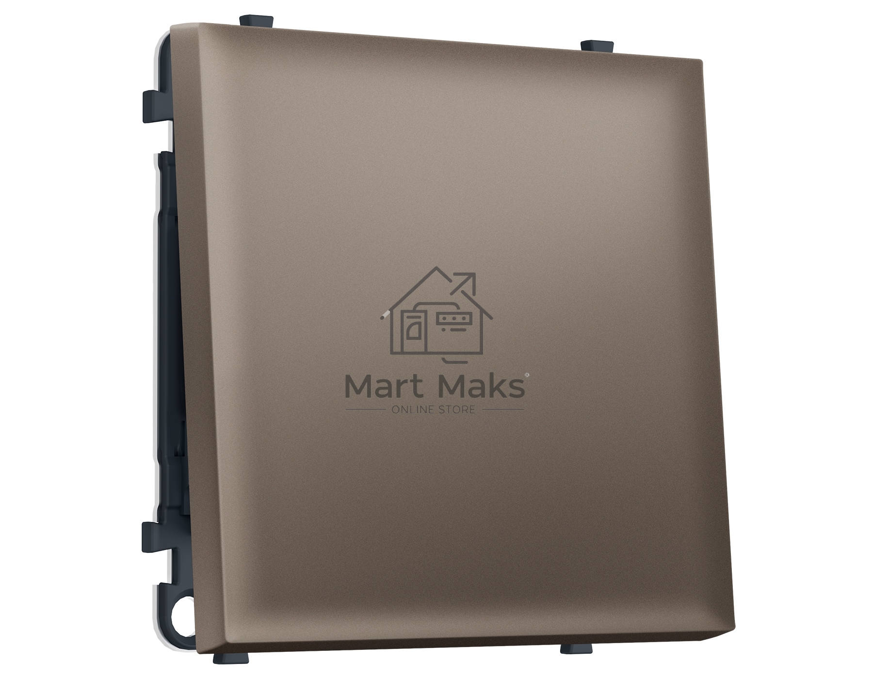 Комплект механизма 1-кл выключателя SIGMA Темная бронза матовый 10A-250V QUANT PRO (SP6310, PR101)