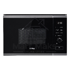 Встраиваемая микроволновая печь Korting KMI 820 GNBX черный, 20 л, 800 Вт, переключатели - сенсор