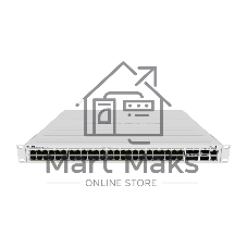 Коммутатор MikroTik CRS354-48P-4S+2Q+RM, 48×1 Гбит/с PoE + 4×10 Гбит/с SFP+ + 2×40 Гбит/с QSFP+, управляемый