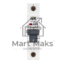 Выключатель автоматический 1п C 25А M06N ARMAT IEK AR-M06N-1-C025