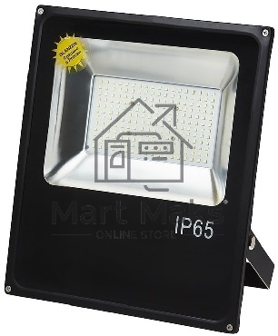 Светодиодный прожектор GLANZEN FAD-0010-100 Мощность: 100 Вт, SIP - матрица питание на плату, Угол освещения: 120 град, Напряжение: 220 В, Цветовая температура: 6000 К, Световой поток: 4000 Лм, Марка светодиода: Epistar, Материал корпуса: Алюминий, Размер