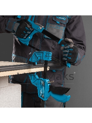 Струбцина реечная,быстрозажимная,пистолетного типа,пошаг.механизм,пластиковый корпус,150мм Gross