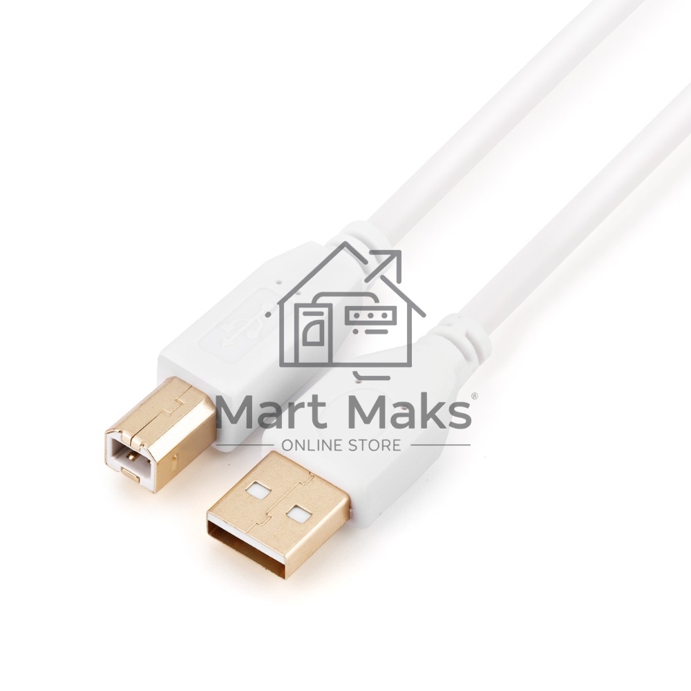 Кабель а/в GOPOWER Длина 1.8 м Разъёмы USB A (M)-USB B (M) Цвет белый 00-00028931