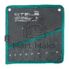 Набор ключей комбинированных Stels 6-19 мм, 8 шт., CrV, матовый хром