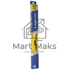 Бескаркасная щетка GOODYEAR GY000437 PREMIUM 17''/43см