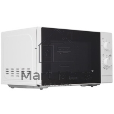 Микроволновая печь Oursson MM2013B/WH белый, 20 л, 700 Вт, переключатели - поворотный механизм