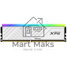 Оперативная память XPG Spectrix D35G RGB, DDR4, 8GB (1x8GB), 3200MHz, CL16, DIMM, с радиатором, белый, RGB