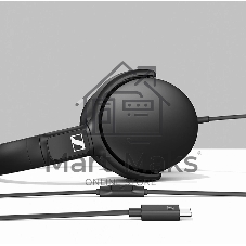 Гарнитура накладные Sennheiser HD 400 U 1.4м черный проводные в ушной раковине (800126)