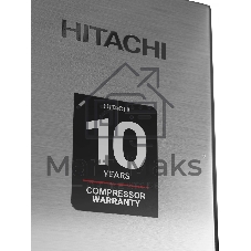 Холодильник Hitachi HRTN7489DF BSLCS нержавеющая сталь двухкамерный инвертер 345/105л морозилка сверху, No Frost