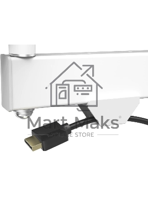 Кронштейн для телевизора Hama Fullmotion черный/белый 19