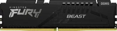 Оперативная память Kingston Fury Beast, DDR5, 16GB (1x16GB), 6800MHz, CL34, DIMM, с радиатором, черный