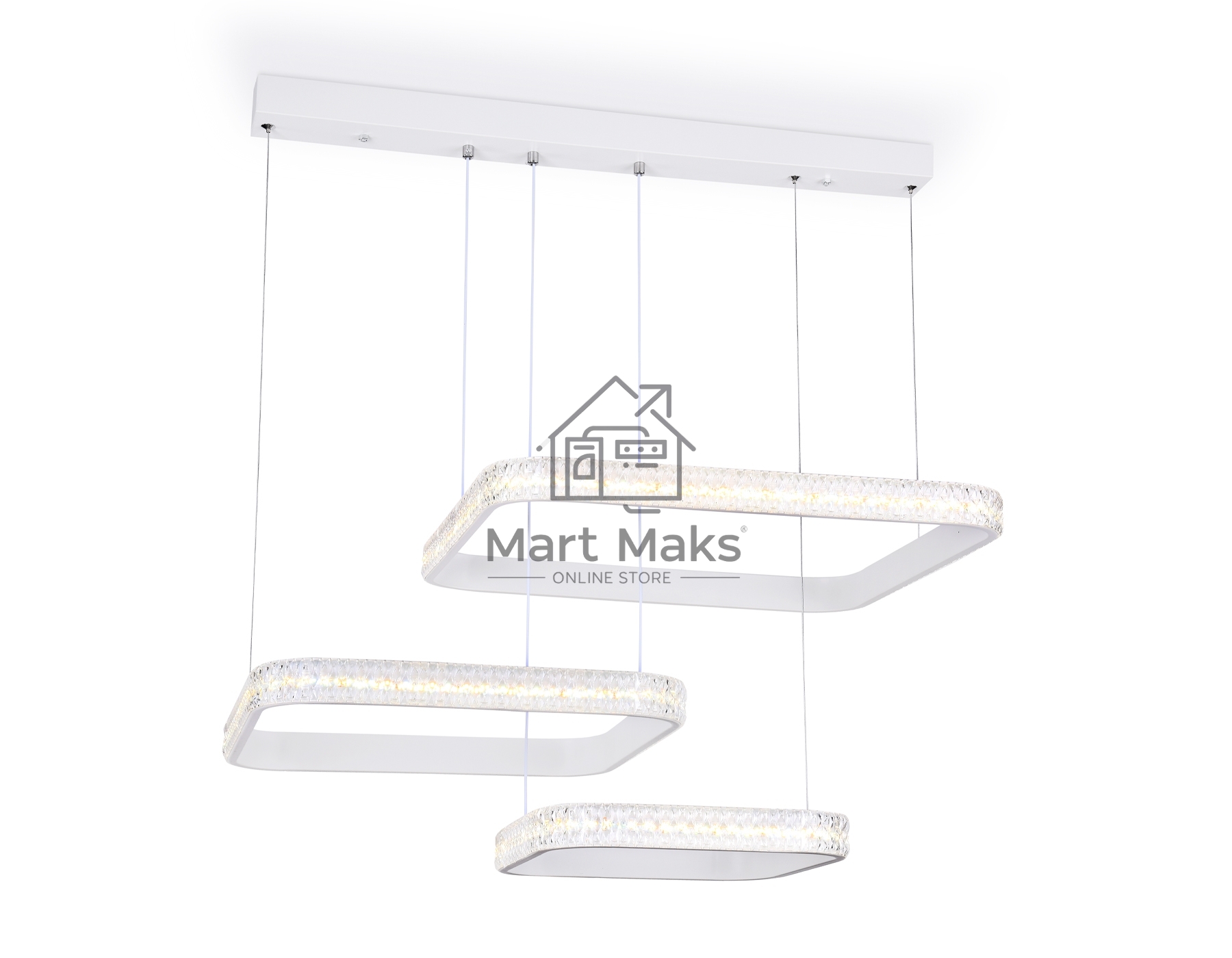Светильник Ambrella light FA6165 WH белый 131W 720*500*900 (ПДУ РАДИО 2.4)