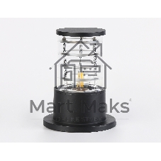 Светильник Ambrella light ST2532 BK/CL черный/прозрачный IP54 E27 max 40W D108*200