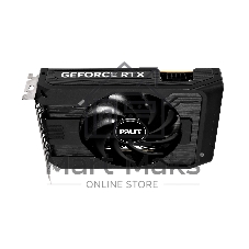 Видеокарта Palit GeForce RTX 5050 StormX OC, NVIDIA RTX 5050, 8 ГБ GDDR6, 128 бит, PCI-e 5.0, 1xHDMI, 3xDP, 2617 МГц