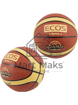 Ecos Мяч баскетбольный ECOS MOTION BB105 (№7, 2 цвета,12 панелей)