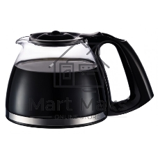 Кофеварка капельная Tefal CM361838 1000Вт серебристый/черный