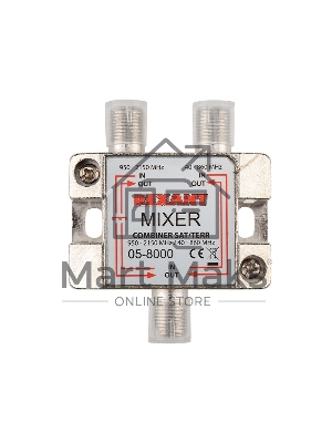 Диплексор (сумматор-делитель) SAT+TV в усиленном корпусе, Rexant