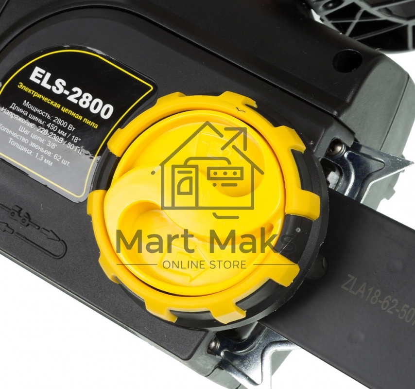 Электрическая цепная пила Huter ELS-2800 2800Вт дл.шин.:18