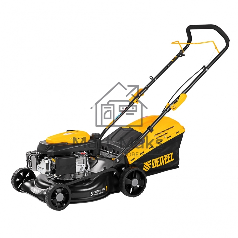 Газонокосилка бензиновая Denzel GLD-420, 146 см3,шир 42 см,40 л 58805
