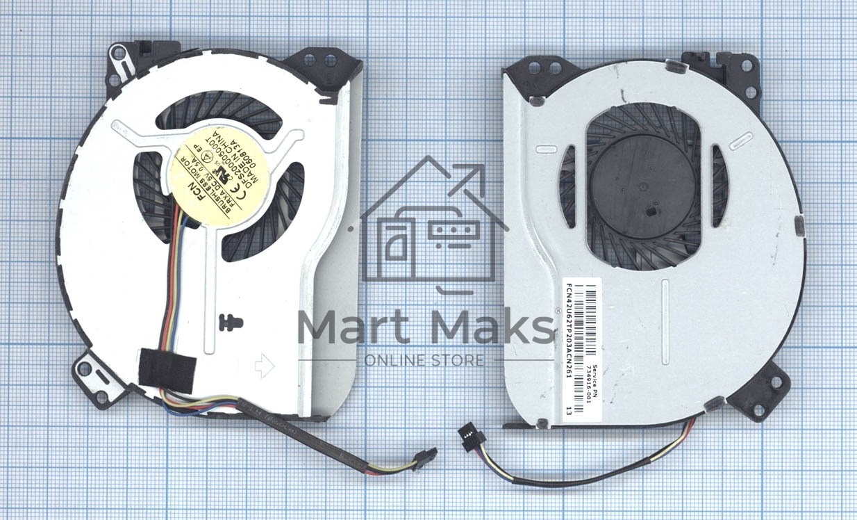 Вентилятор (кулер) для ноутбука HP Pavilion Touchsmart 14 14-F VER-2
