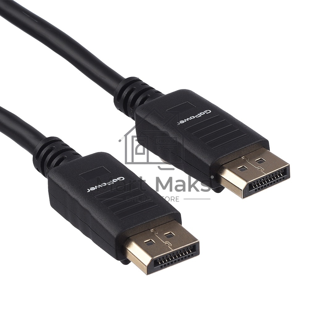 Кабель а/в GOPOWER Длина 1.8 м Разъёмы DisplayPort (m)-DisplayPort (m) Цвет черный 00-00028932