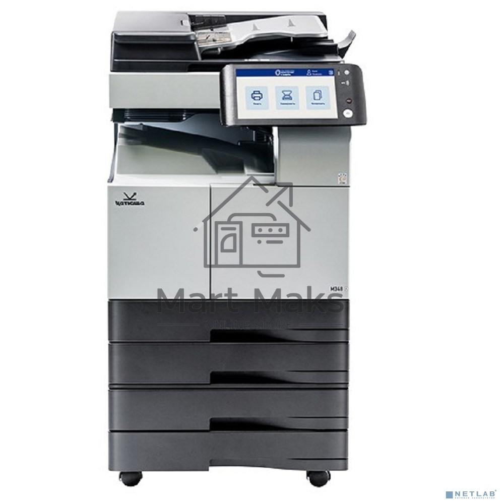 МФУ лазерное Катюша M348, A3, ч/б, печ. 48 стр/мин., скан. до 70 стр/мин., 1200 x 1200 dpi (печать) 600 x 600 DPI (скан.), Ethernet, USB, Wi-Fi