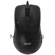 Мышь проводная Acer OMW136 черный, 1200 dpi, USB, кнопки - 3