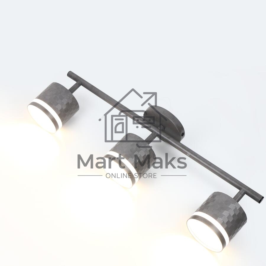 Спот на основании GWL-3GX53-M-IP20 Тройной Бетон С боковым рассеивателем Кирпич