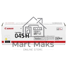 Картридж лазерный Canon 045Y H желтый, 2200 стр., для i-SENSYS MF631/633/635, LBP611