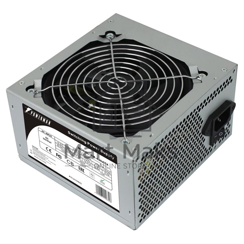 Блок питания Inwin / Powerman PM-450ATX, 450Вт, 120мм, серый