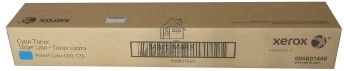 Картридж лазерный XEROX 006R01660 голубой XEROX Color С60/C70 34K