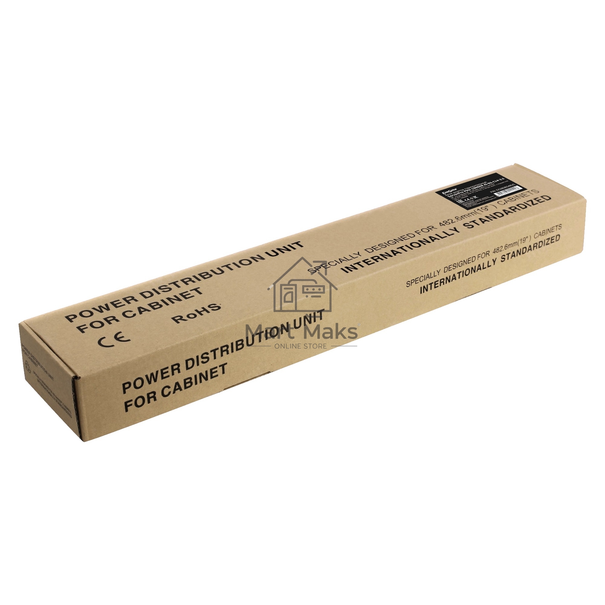 Блок розеток горизонтальный ExeGate ServerPro PDU-19H609 Al-6S-C14-2, 19