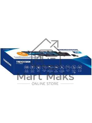 Видеорегистратор TrendVision CarPlay Mirror черный 2Mpix 2160x3840 2160p 150гр. MSTAR 8826